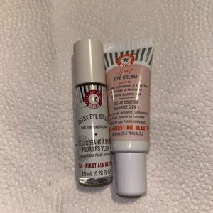 Brand new first aid beauty detox eye roller and 5 in 1 eye cream